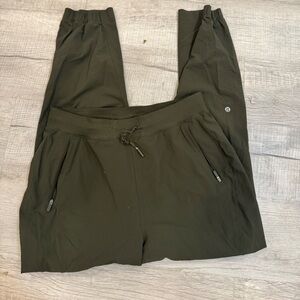 Army green joggers